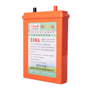 亿尔登12v锂电池210ah260ah大容量聚合物超轻动力耐用电芯锂电瓶