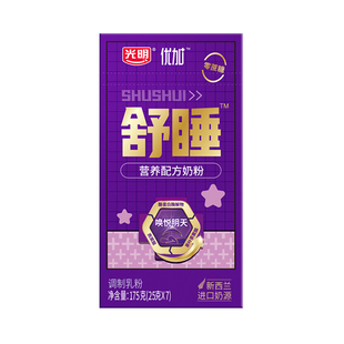 光明优加舒睡奶粉女士中老年奶粉高钙低GI成人晚安营养奶粉175g