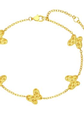 调太幅ING爆闪满天星蝴蝶手链