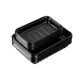 一次性透明托盘1912食品塑料打包盒水果蔬菜包装托超市生鲜加厚托