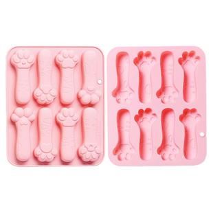 猫爪软软糕模具冰块宝宝辅食可蒸食品级婴儿蒸糕模具硅胶烘培工具