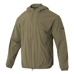 【自营】UA安德玛梭织连帽夹克男装时尚简约运动服户外休闲外套