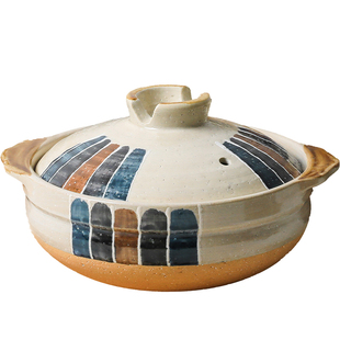 肆月日式砂锅炖锅家用燃气汤煲小煲仔饭专用沙煲煲汤炖汤小号沙锅