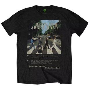 1970The Beatles Abbey Roadd艾比路披头士甲壳虫乐队列侬复古T恤