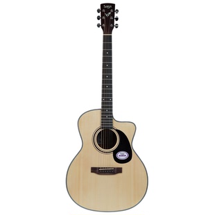 sagasf600趣弹乐器吉他初学入门萨伽SAGA600民谣41寸男女生电箱