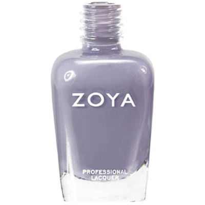 10F指甲油zoya灰蓝色免照灯防水