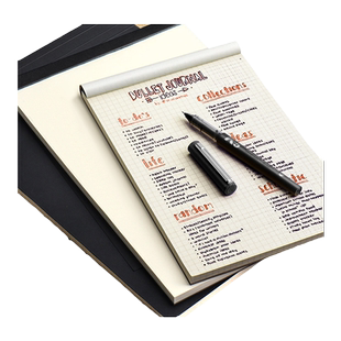 A4上翻网格本草稿纸小方格本女美式拍纸本考研方格纸康奈尔高效笔记本思维导图笔记本学生考研专用手绘免邮用