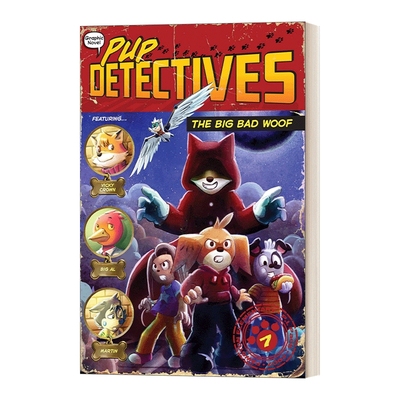 英文原版小狗侦探7大坏蛋