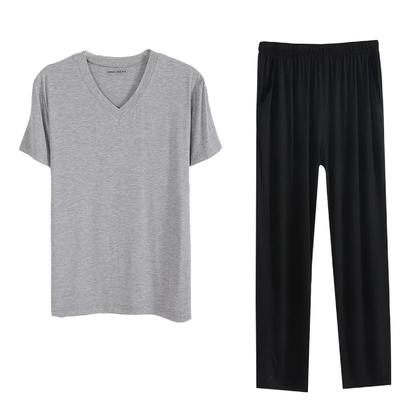 莫代尔超大码运动凉快短袖长裤