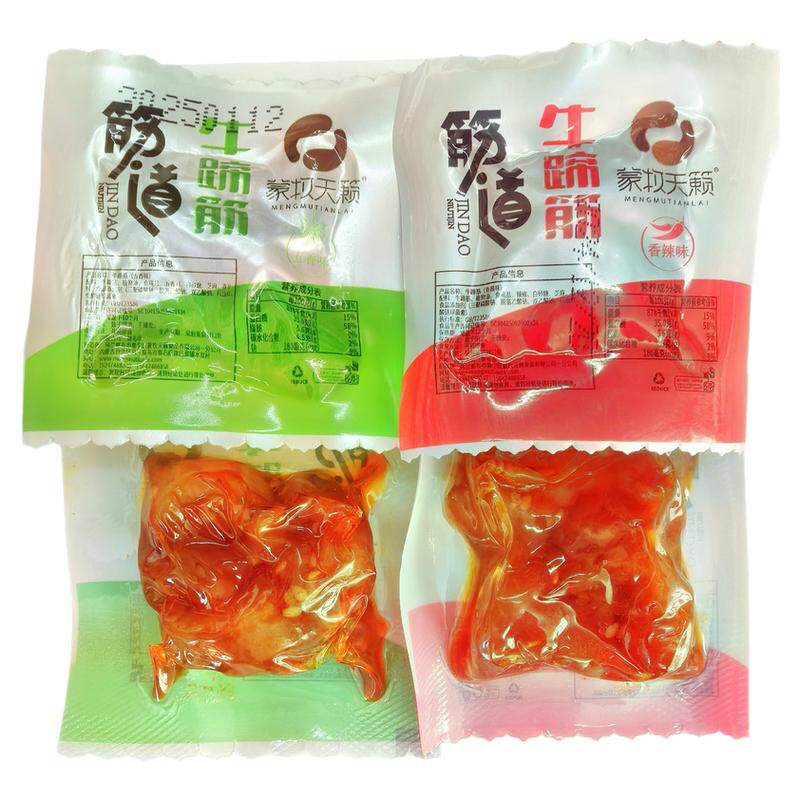 内蒙特产蒙牧天籁筋道牛蹄筋五香味香辣味独立小包装旅游休闲速食