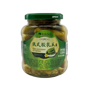 BelleSea 俄式酸乳瓜俄罗斯酸黄瓜风味腌青瓜即食罐头解腻清爽