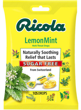 美国Ricola/利口乐柠檬味薄荷糖