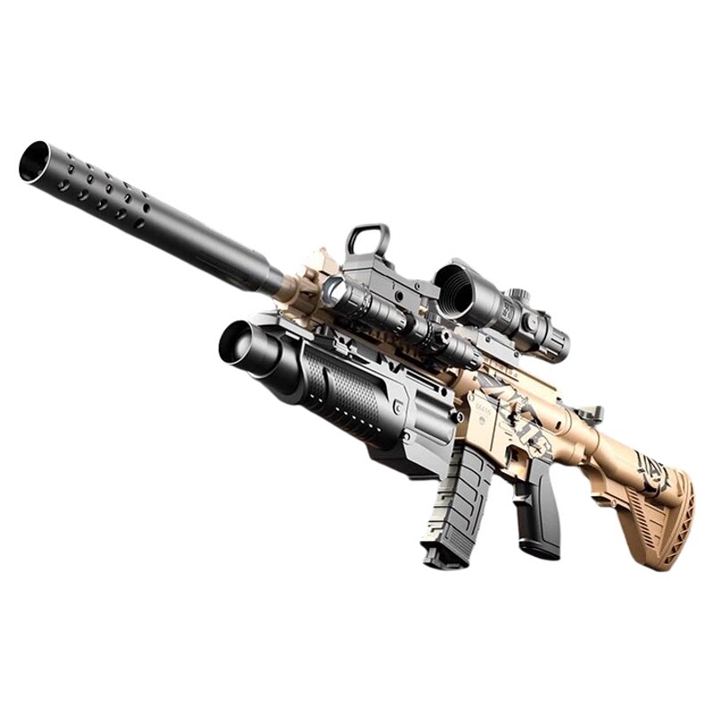 M416电动连发手自一体软弹枪儿童男孩抛壳仿真突击步枪礼物CS装备