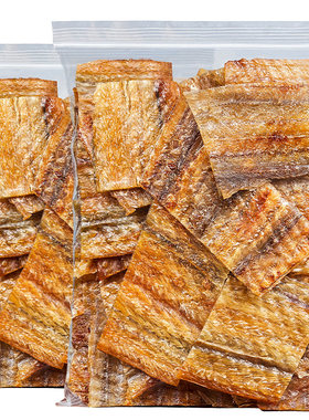 每果时光现烤鳗鱼片500g香酥即食