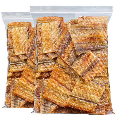 每果时光现烤鳗鱼片500g香酥即食