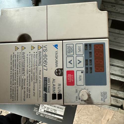 【询价】安川变频器VS-606V7  0.4kW,一台CIMR-V7适用