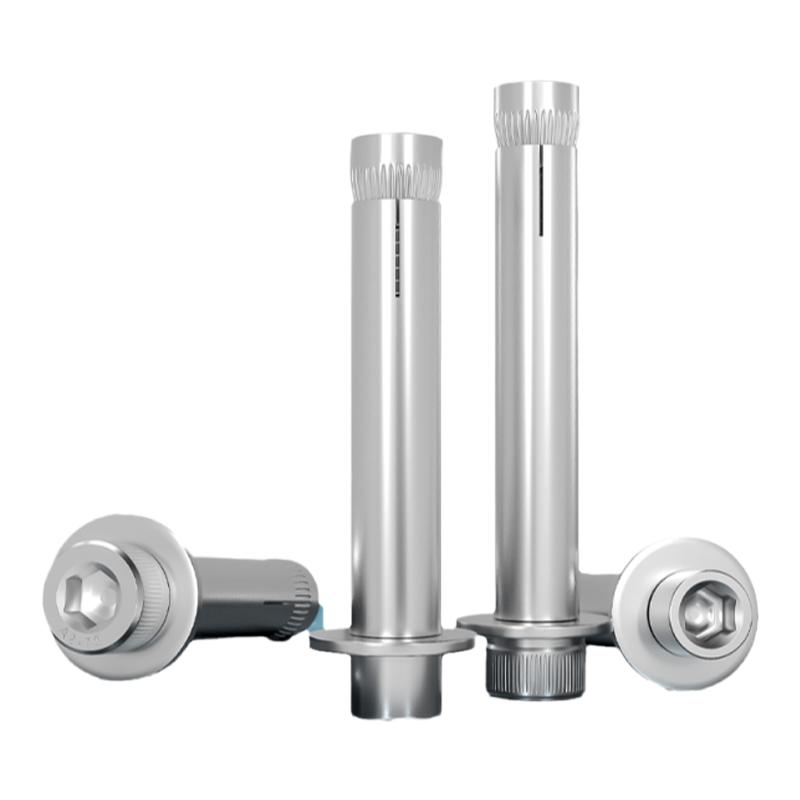 201/304不锈钢内置式膨胀螺丝内六角膨胀螺栓内爆拉爆M6M8M10M12