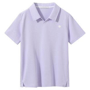 【速干】英氏女童短袖T恤2026夏季薄款男女童休闲运动polo衫上衣