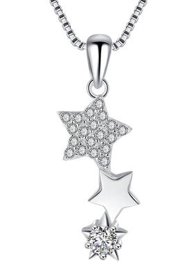 Kitty纯银女星星情人节礼物吊坠