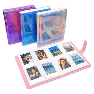 三寸拍立得相册收纳本3寸照片册白边相纸sq相簿活页相片纪念影集instax mini7/11/12/25/90/99/se/evo摆件