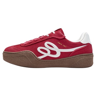 Kappa女鞋巨好看红色德训鞋女2026春季新款婚鞋运动板鞋新年鞋子