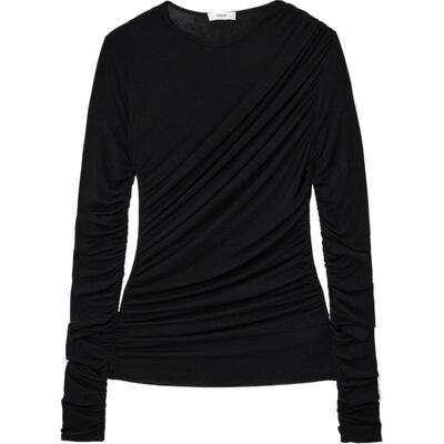 AGOLDE春夏女士垂坠弹力天丝™莱赛尔平纹布上衣