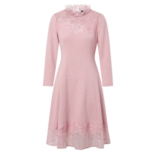 【羊毛】La Koradior拉珂蒂简约商场同款秋季新款法式气质连衣裙