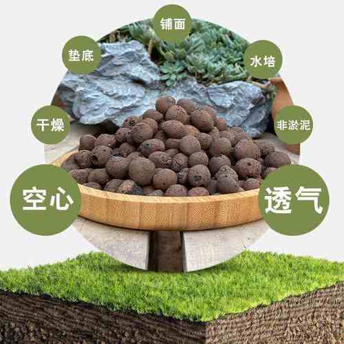 陶粒养花厂家直销铺面陶粒花根不透气捂发财树陶粒兰花疏水用