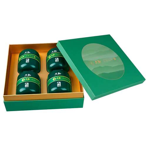 春茶上市文新信阳毛尖绿茶2026新茶茶叶特级品道60g*4罐送礼盒
