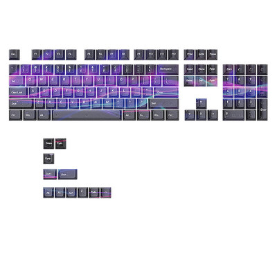 星际雾透键帽渐变透光原厂热升华