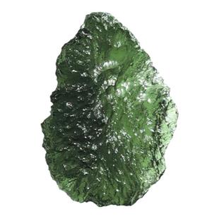 精品保真天然捷克陨石莫道尔石moldavite源头采购绿水晶橘子红