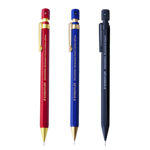 【新款】德国施德楼STAEDTLER925 77绘画画图制图六角金属绘图学生自动铅笔0.5mm圣诞元旦礼物送礼商务办公