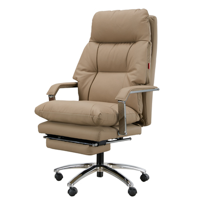 顾家家居头层牛皮可坐可躺办公椅