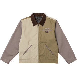 Dickies帝酷适x XLARGE联名款25新前胸口袋logo小标休闲夹克外套