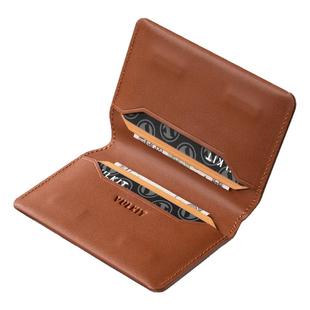 Vulkit新款超薄小巧钱包男士卡包名片夹RFID防盗刷银行卡证件包