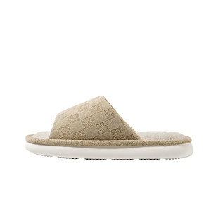 朴西倒序亚麻拖鞋女款情侣家居室内软底简约舒适透气吸汗四季拖鞋