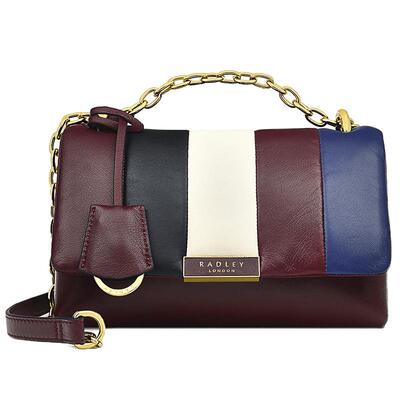Radley中号羊皮撞色斜挎包链条包