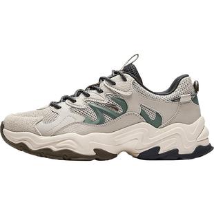 安踏休闲鞋男鞋2025冬季新款厚底增高百搭老爹鞋官方旗舰运动鞋男