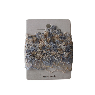 Monroe 5.5cm梦露花边超柔软浅彩水溶刺绣花边花朵绣花边辅料 3色