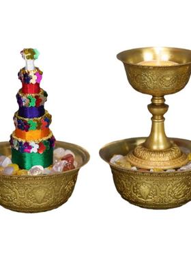 藏密坊慧宝供品花果朵玛水碗佛具