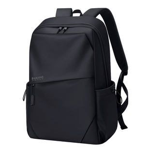 男士轻便出差旅游大容量初中高中生书包大学生男款通勤双肩背包男