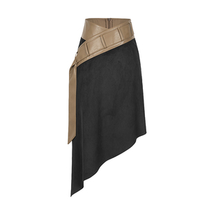 无以幻象 WUYIHUANXIANG 宽袢腰头不对称半裙