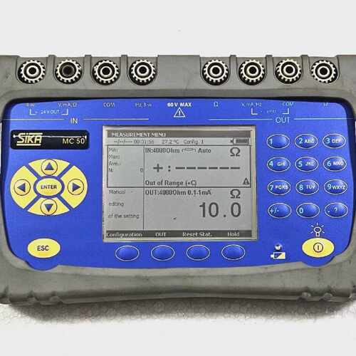SIKA MC50 MULTIFUNCTION PROCESS CALIBRATOR WEM41001-000