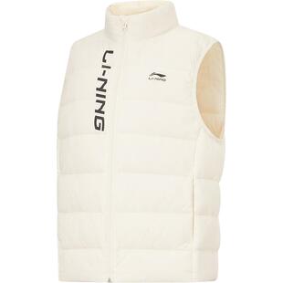 李宁儿童羽绒马甲衣服外套冬季冬款背心男童装外穿小童中大童马夹