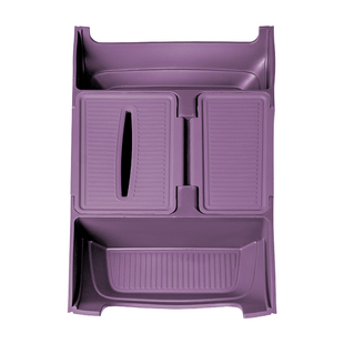 适用于小米SU7中控下层储物盒分区收纳盒硅胶配件车苏专用置物垫