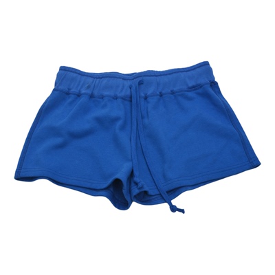 克莱茵宝蓝夏季纯棉抽绳休闲短裤
