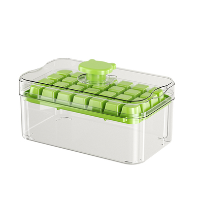 冻冰块模具按压冰格制冰神器带盖食品级自制制冰盒家用冰箱储存盒