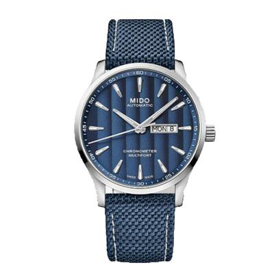 【自营】中古未使用美度舵手系列男表机械男士腕表蓝盘瑞士送礼物