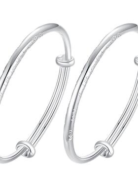 【周岁礼】周大生宝宝纯银镯锁包