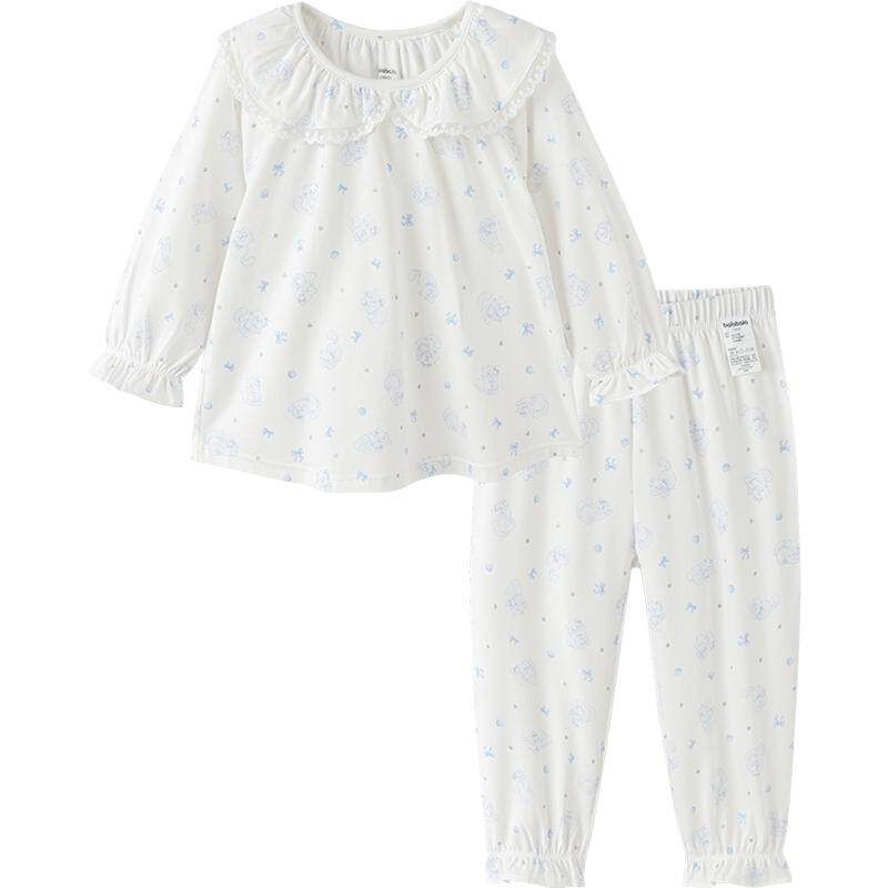 巴拉巴拉女童睡衣套装宝宝家居服
